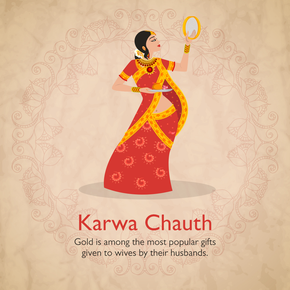 Gold Karwa Chauth
